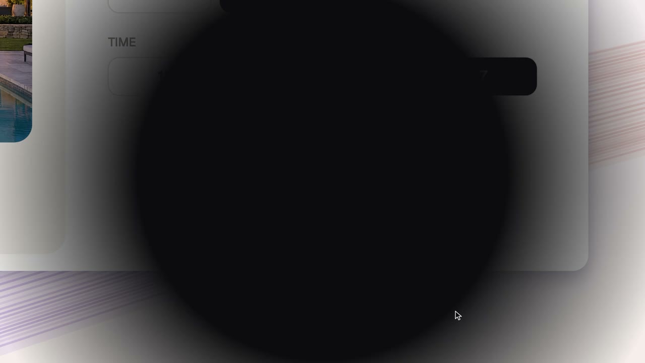 A black circle flooding the listing page from the Sold button